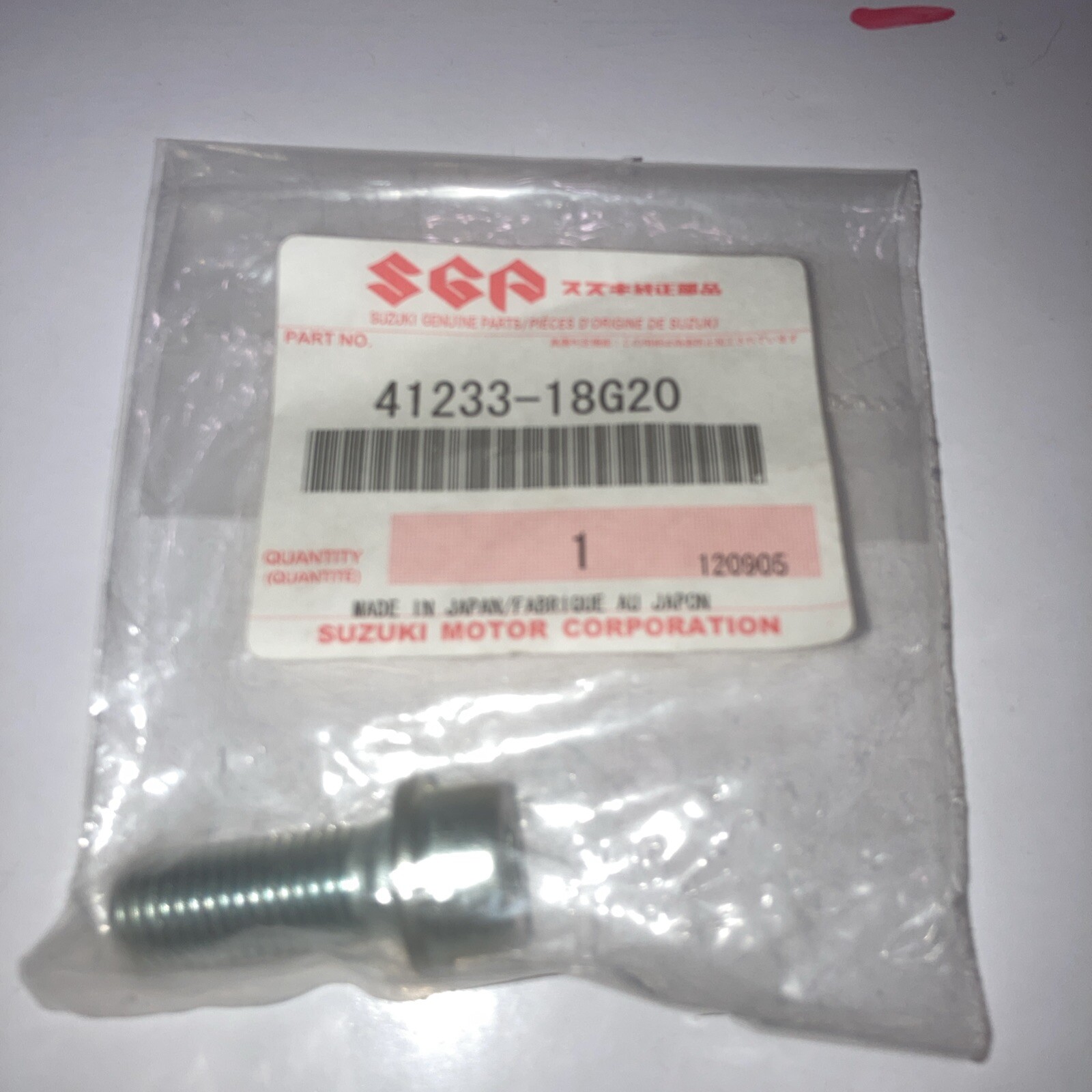 08-24 SUZUKI GSXR 600 750 OEM REAR BACK SUBFRAME MOUNTING BOLTS #41233-18G20 - Image 3