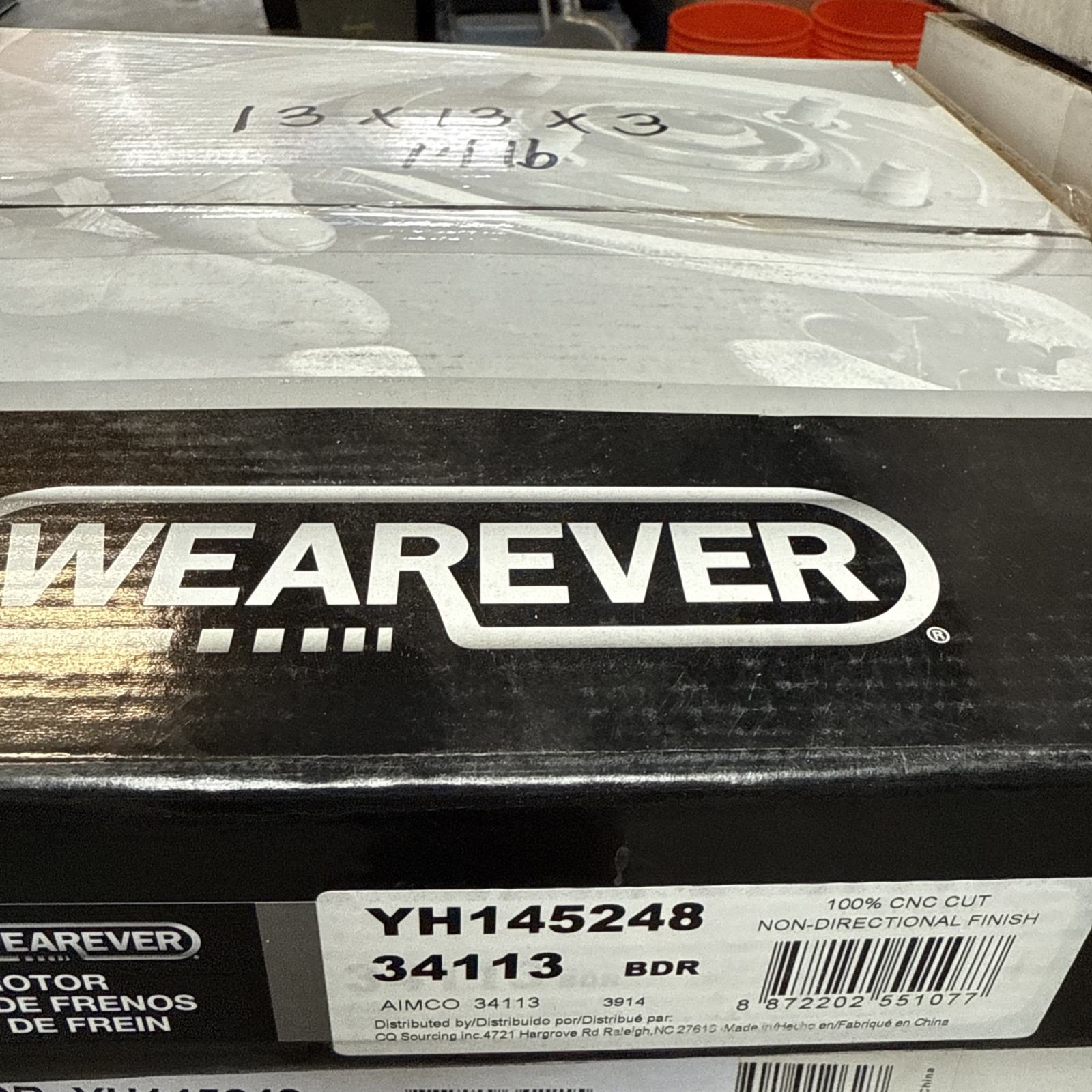 (1) Carquest Yh145248 Brake Rotor 34113