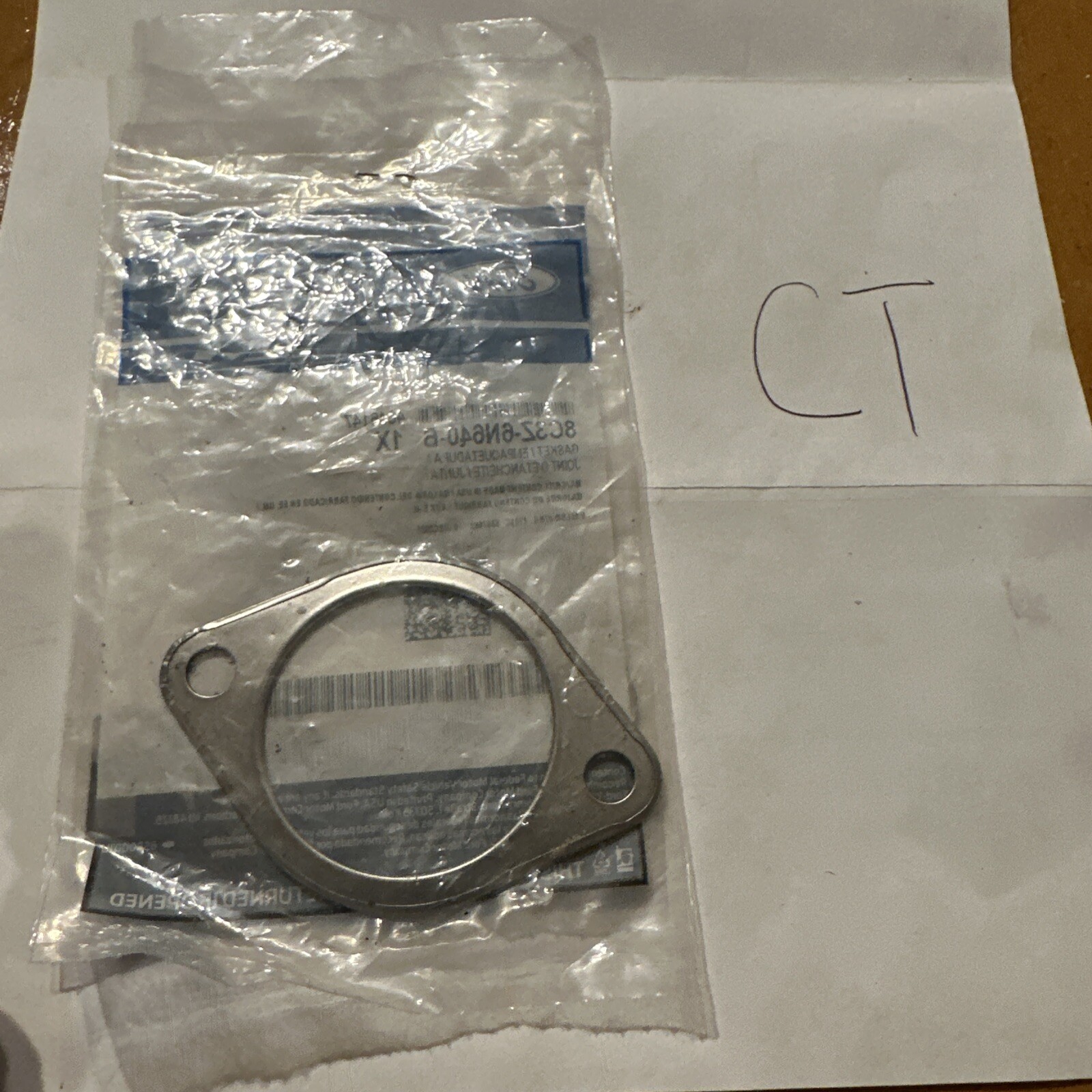 (1) Exhaust Pipe to Manifold Gasket FORD OEM 8C3Z-6N640-B Sold Individually - Image 4