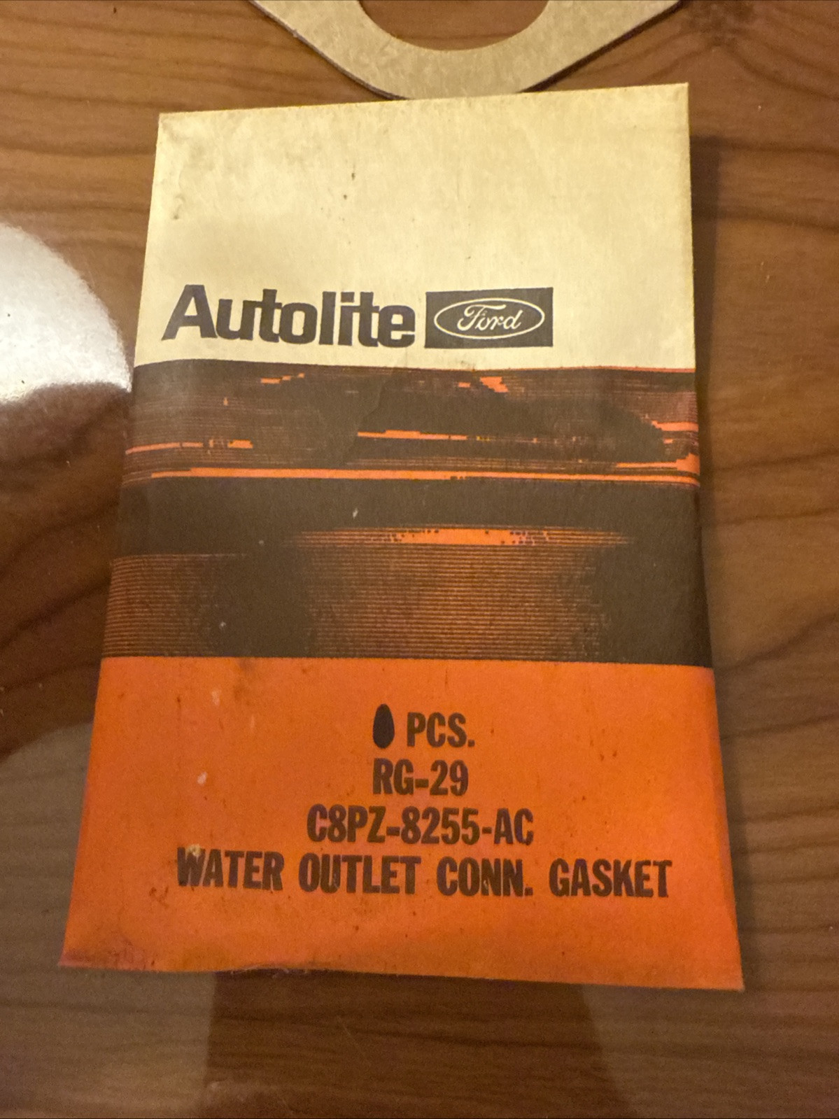 (1) FORD C8PZ-8255-AC WATER OUTLET CONN. GASKET - Image 3