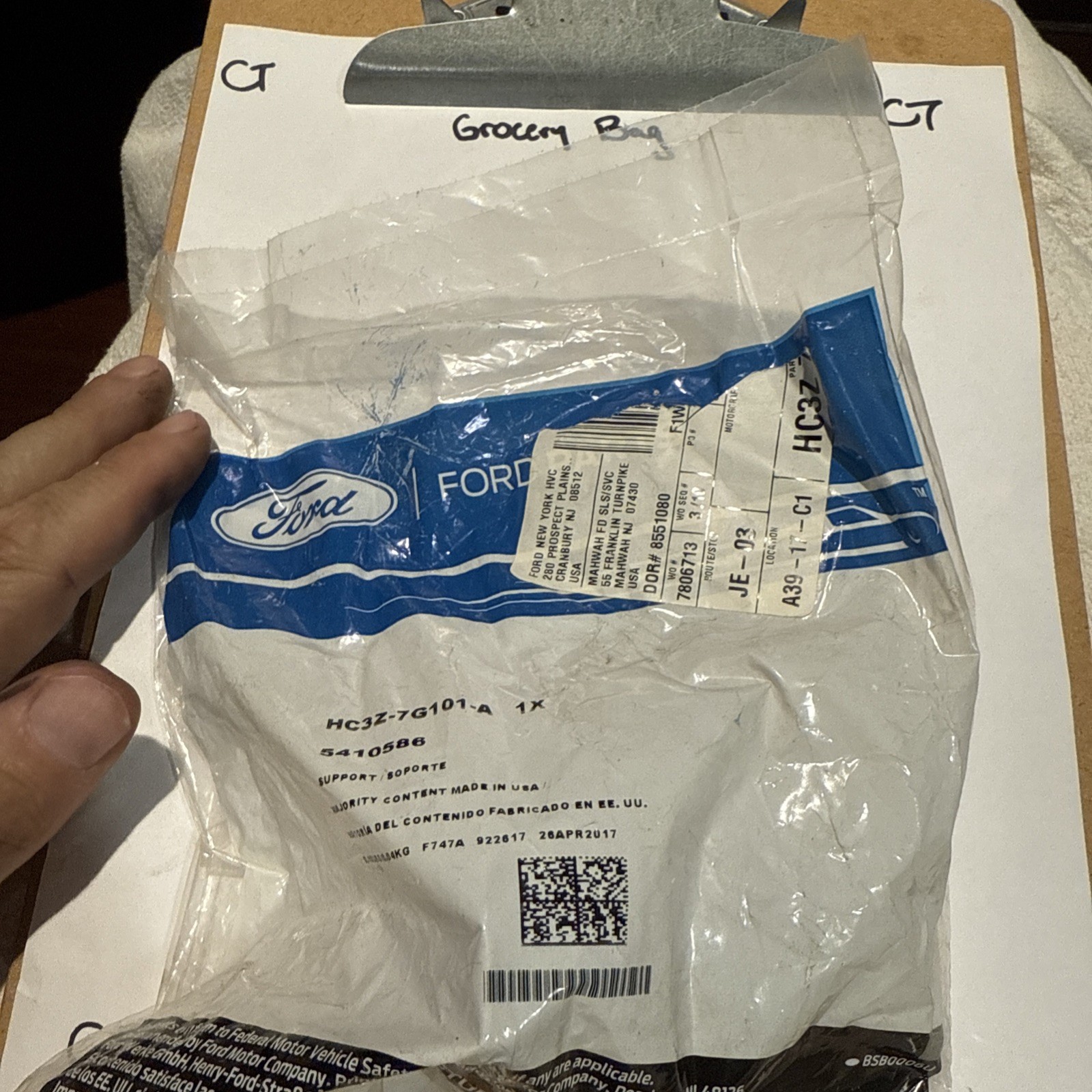 (1) Ford OEM Transmission Rod Actuating Plate HC3Z-7G101-A