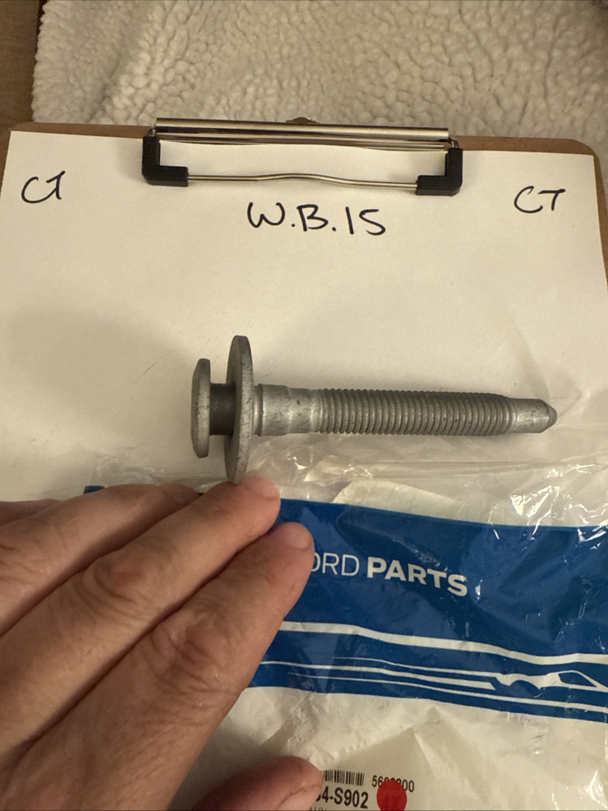 (1) Genuine Ford Bed Mounting Bolt W714264-S902 Sold Individually - Image 3