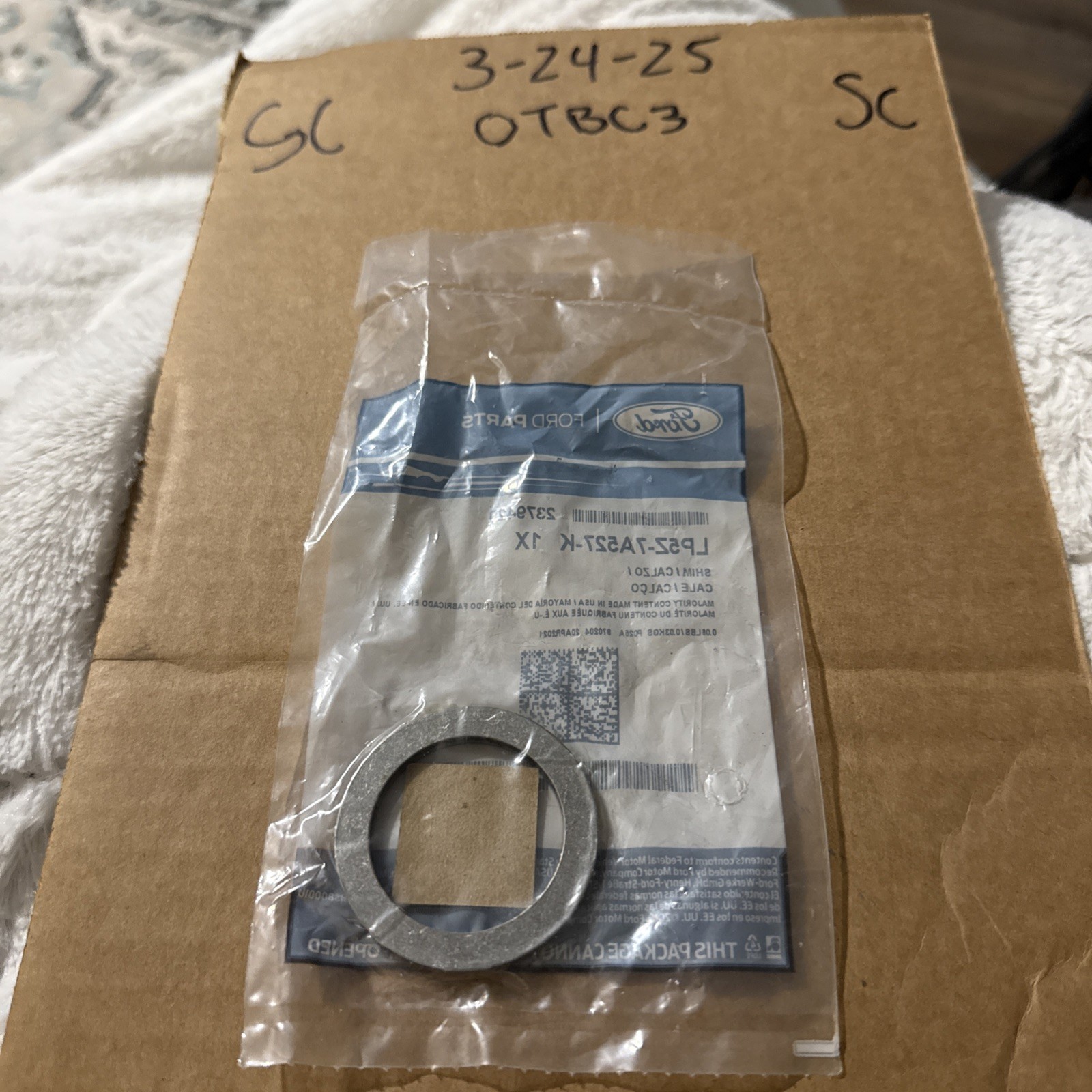 (1) Genuine Ford OE Plate LP5Z-7A527-K - Image 3