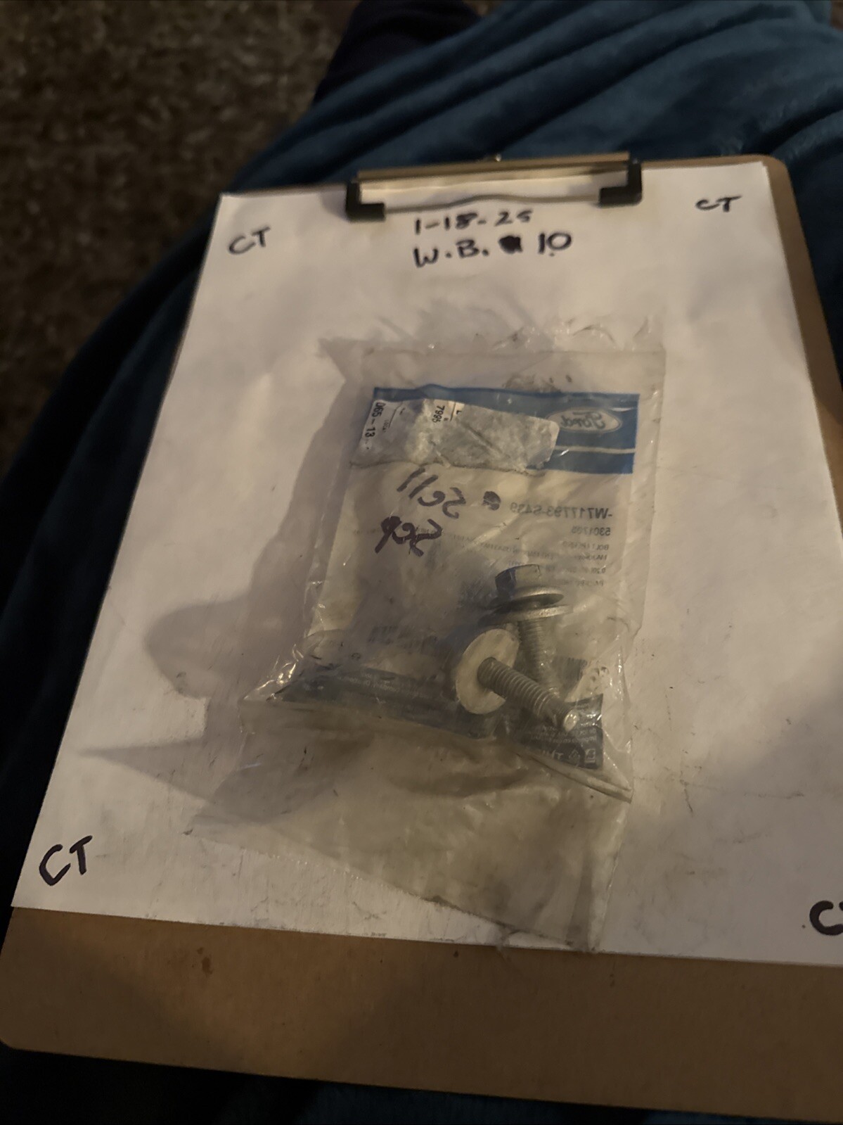 (1) Genuine Ford Side Rail Assembly Bolt W717793-S439 Sold Individually - Image 3