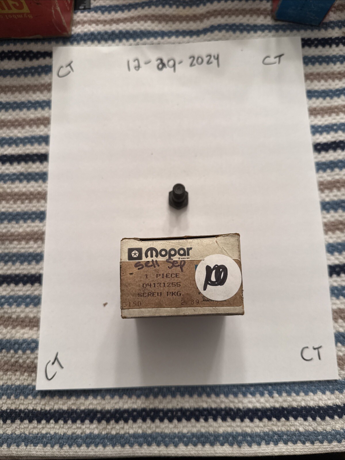 (1) Mopar Screw 04131255 Sold Individually