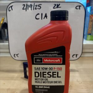 (1) Motorcraft SAE 10W-30 Motor Diesel Oil for F150 1qt