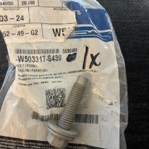 (1) New Genuine OEM Ford Mount Bracket Bolt Mercury Lincoln Ford W503317-S439