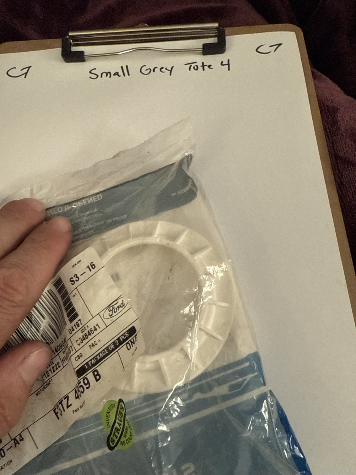 (1) OEM Ford 2003-2022 F-150 Differential Drive Pinion Oil Deflector F3TZ-4859-B - Image 3