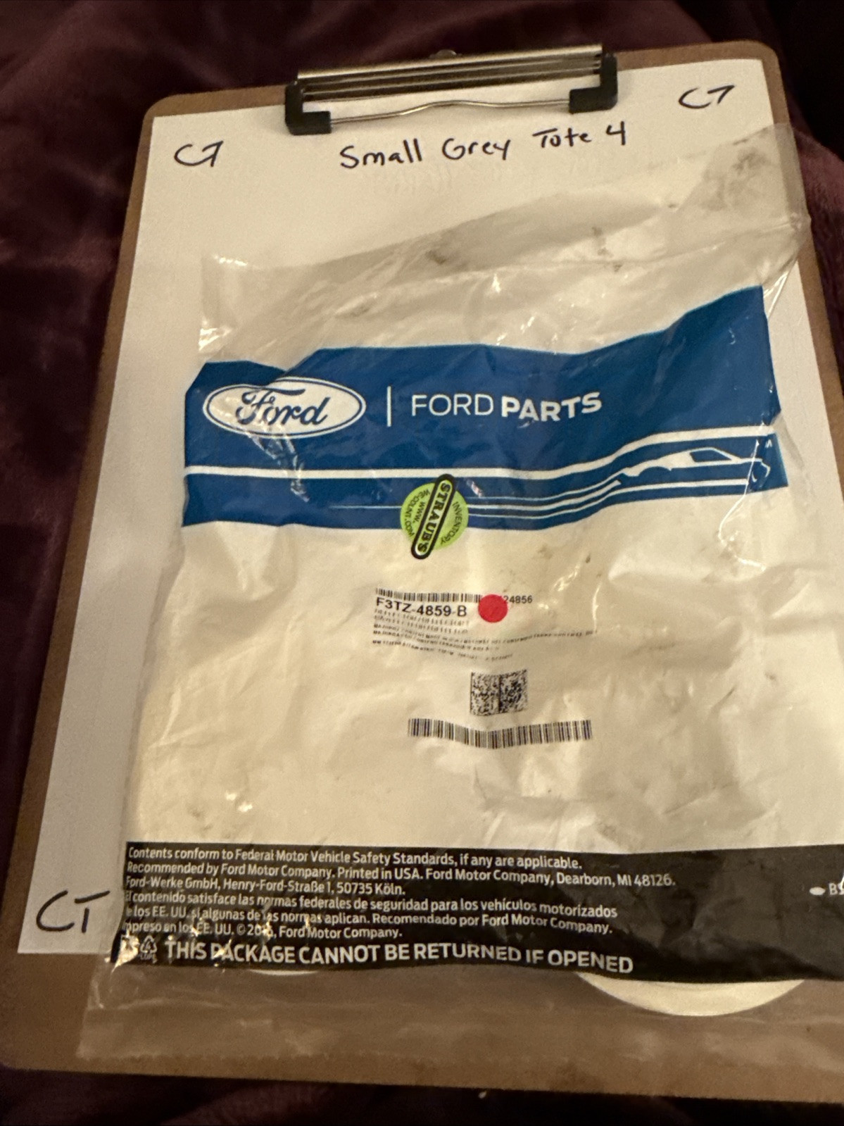 (1) OEM Ford 2003-2022 F-150 Differential Drive Pinion Oil Deflector F3TZ-4859-B