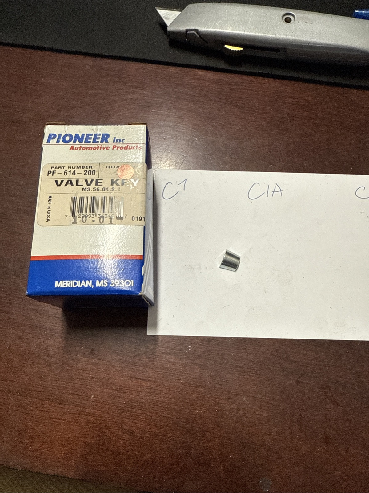 (1) Pioneer PF614 Valve Keeper/Lock 5/16 Sold Individually