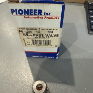 (1) Pioneer PG-280 Oil Filter By-Pass Valve PG-280-10 Sold Individually