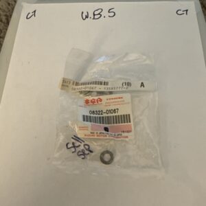 (1) Suzuki WASHER 08322-01067 OEM NEW Sell Individually