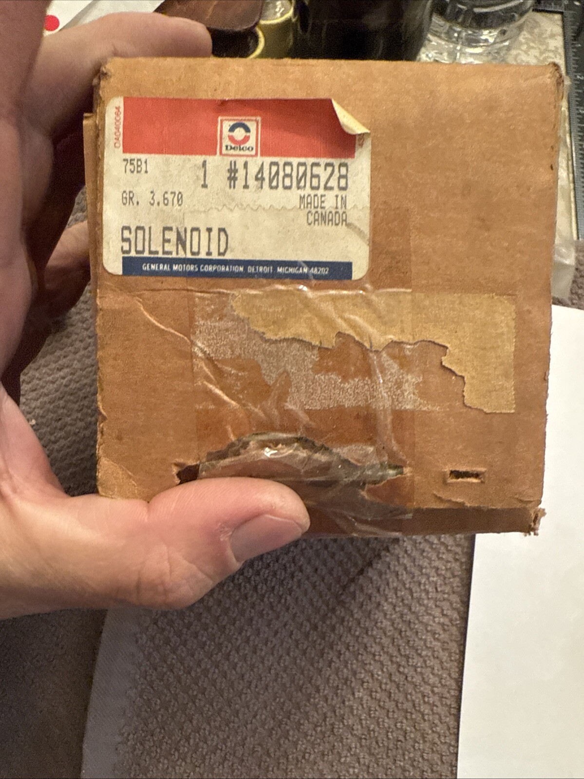 14080628 GM ERG VACUUM SOLENOID NEW NOS - Image 3