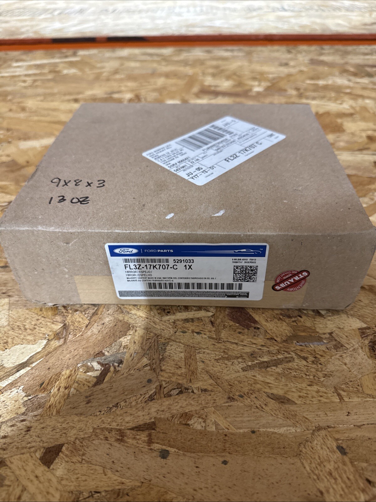 15-20 OEM FORD F150 Mirror Glass Power Fold FL3Z-17K707-C Passenger/Right Side