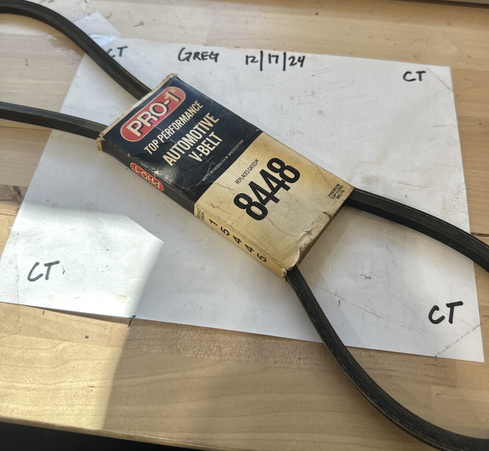 15445/8448 PRO-1 Top Performance Automotive V-Belt