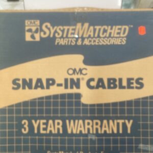 173109 OMC Johnson Evinrude Snap-In Control Cable Set 9' NEW OLD STOCK