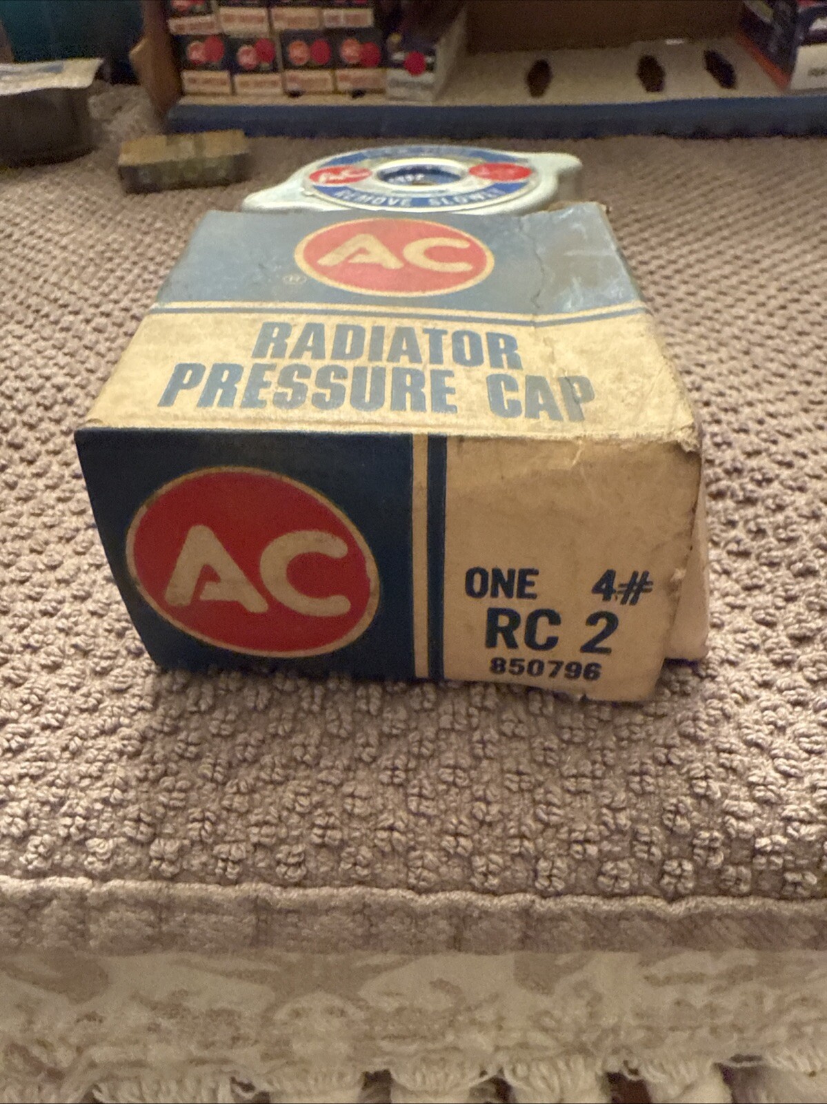 1953-58 Chevrolet RC2 Radiator Cap NOS GM 850796 4# 53-54 Corvette - Image 3