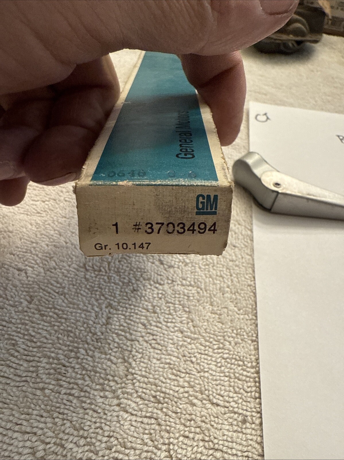 1956-1957 Chevy BelAir Wiper Arm Adj. 9 3/4-12 1/4 Fits Many GM '47-'58 #3703494 - Image 3