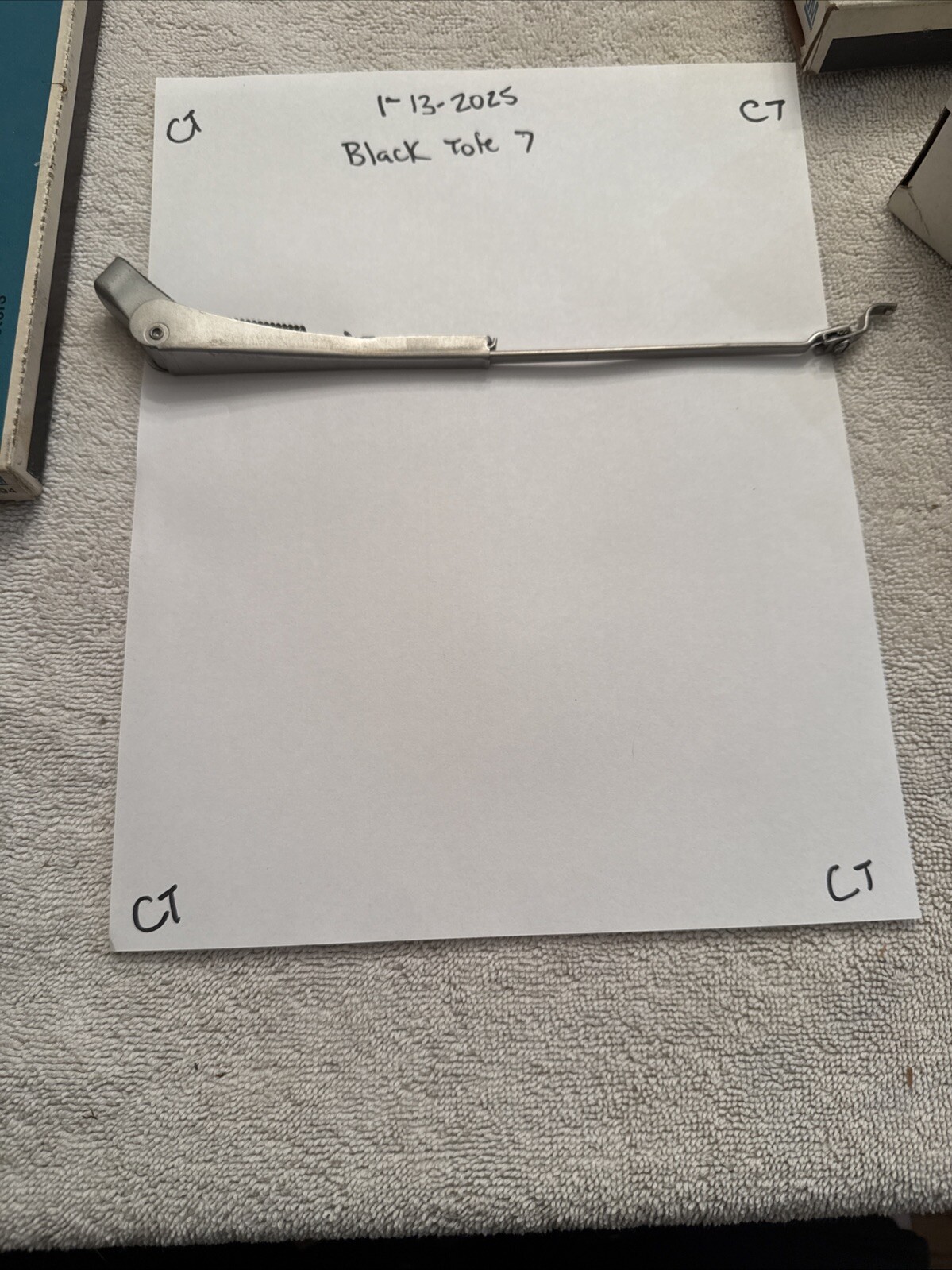 1956-1957 Chevy BelAir Wiper Arm Adj. 9 3/4-12 1/4 Fits Many GM '47-'58 #3703494