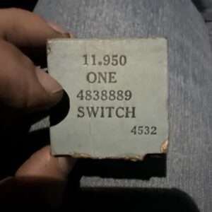 1961-1962 Oldsmobile 88 98 1NOS GM Rear Door Jamb Light Switch # 4838889