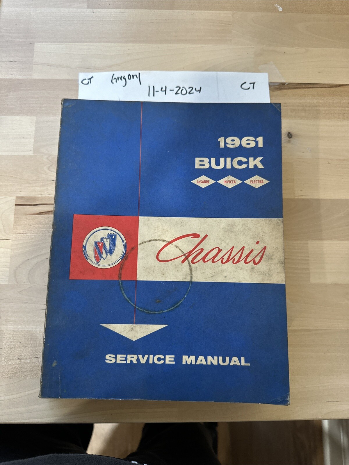 1961 BUICK FACTORY SERVICE / SHOP MANUAL