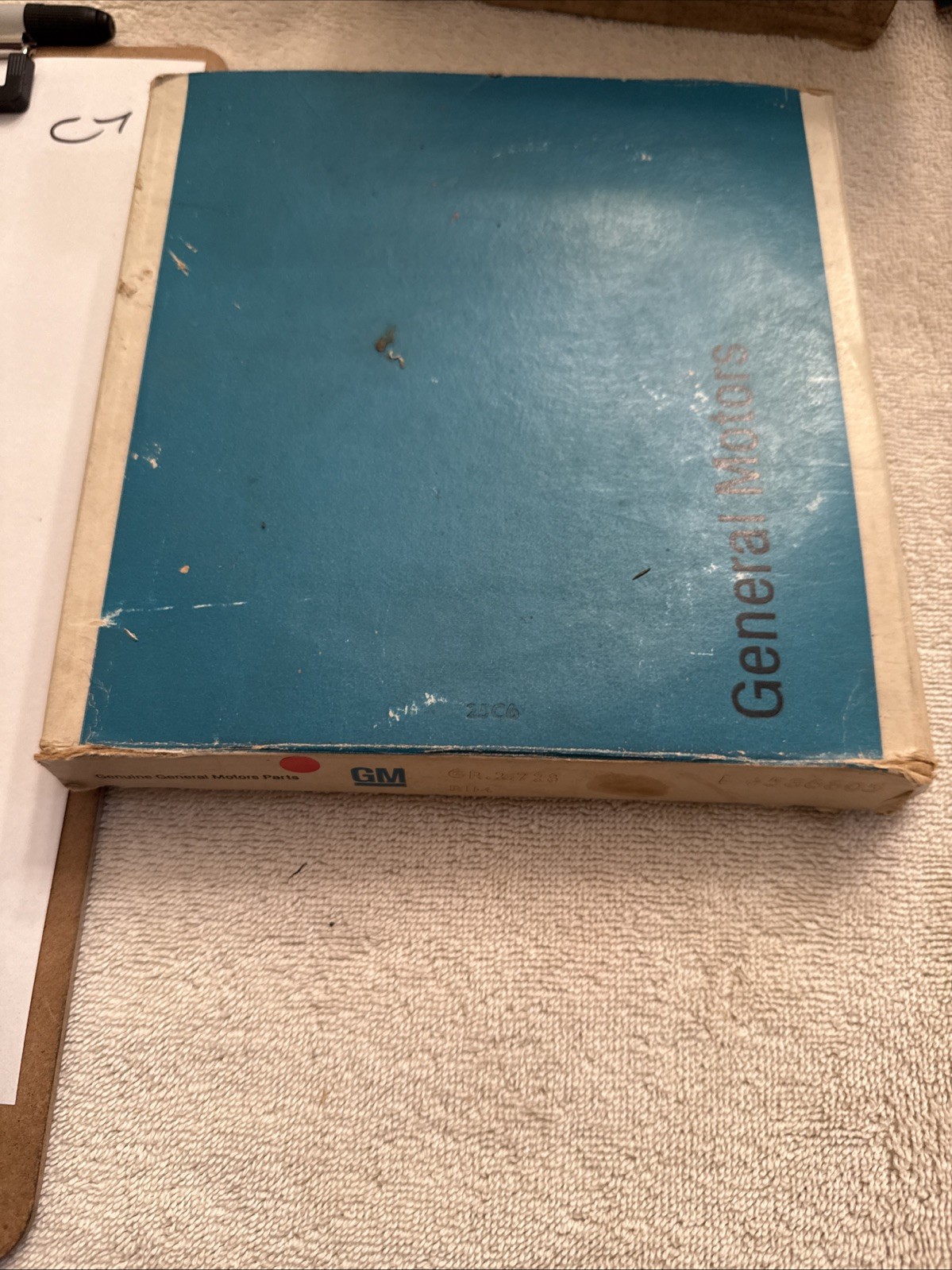 1963 Oldsmobile 88 98 NOS Genuine GM Chrome Headlight Bezel Ring # 586805