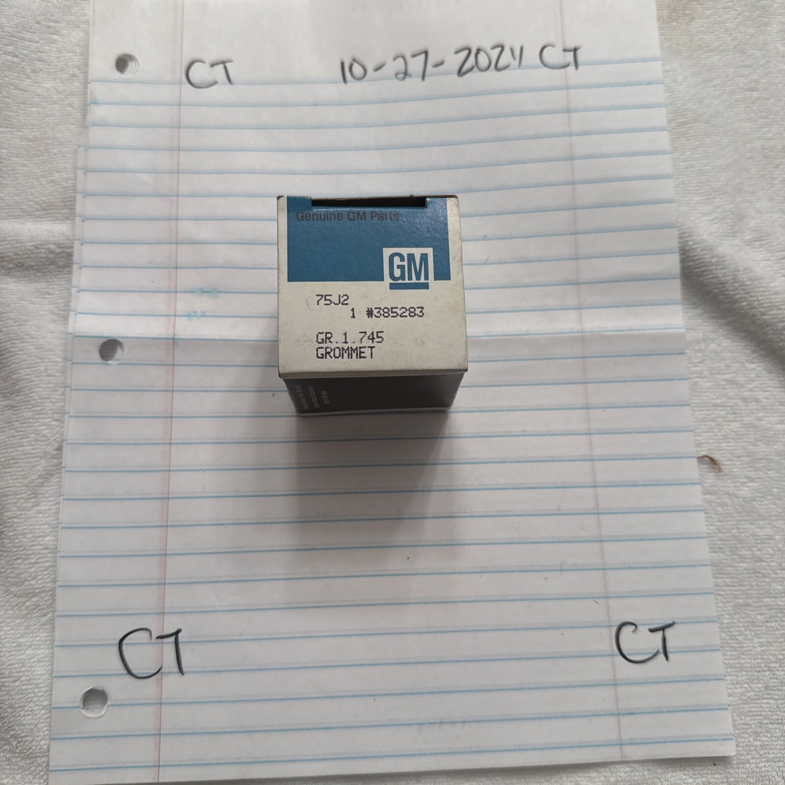 1965-1990 Cutlass Firebird T/A NOS Valve Cover PCV Grommet GM 385283