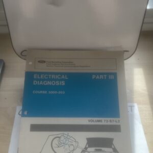 1972 Ford Diagnosis Of Drivability Problems 72-S6-L2 Booklet (course 3000-203)