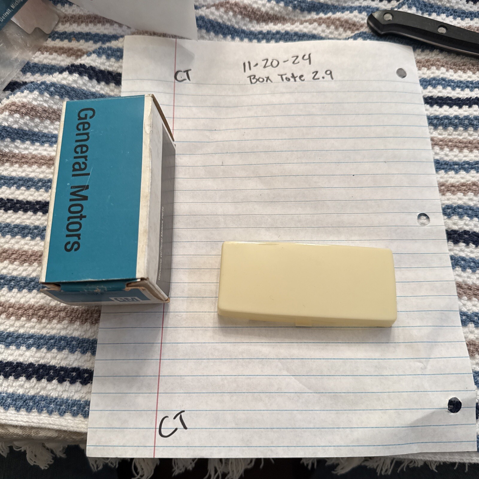 1973-2003 Blazer Corvette Suburban NOS Dome Light Lens GM 336201