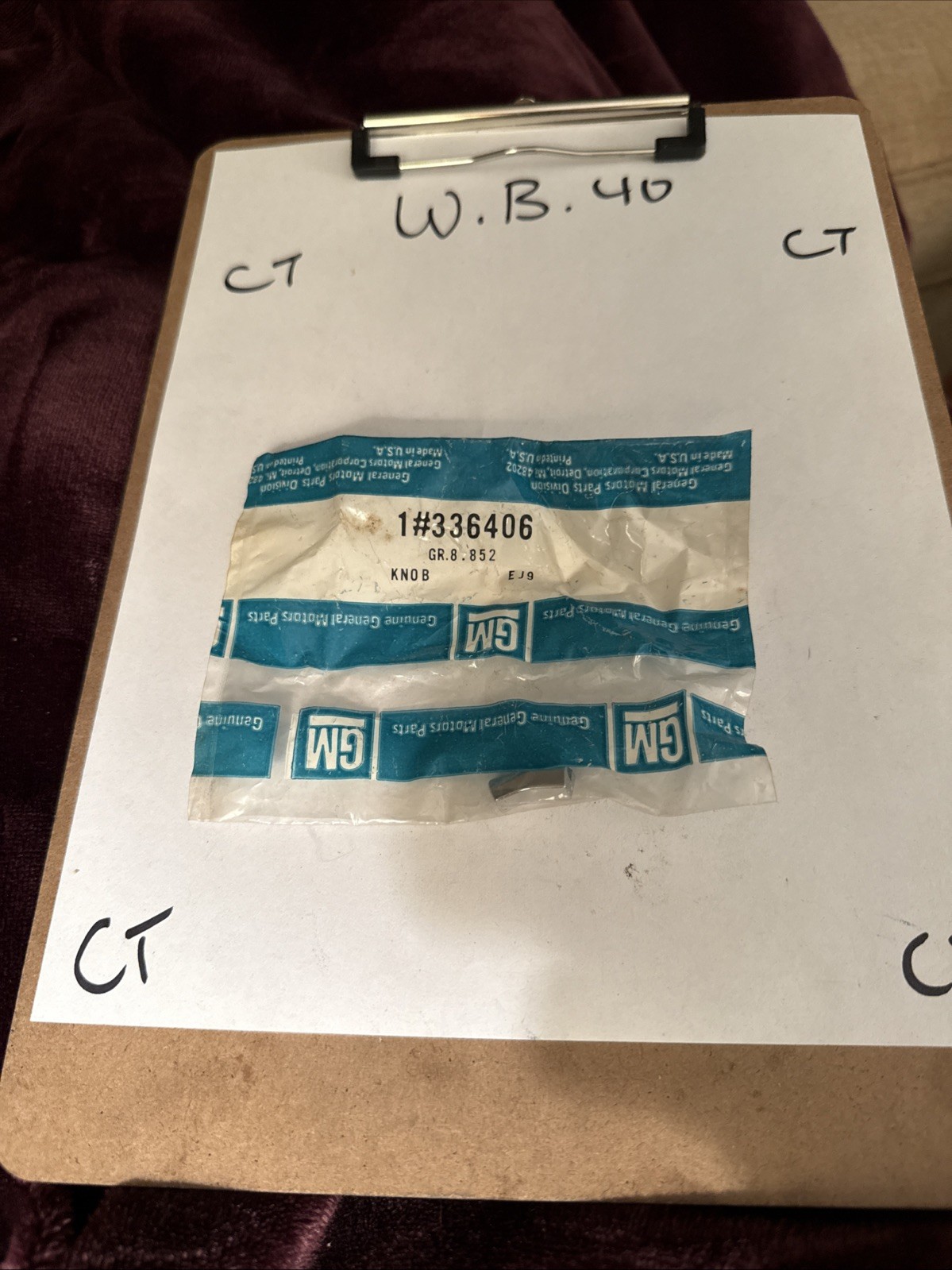 1976 1977 CHEVELLE MONTE CARLO NOS GM CHROME HEATER CONTROL KNOB 336406