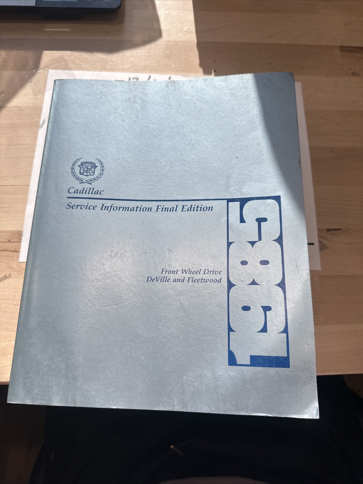 1985 Cadillac Cimarron Factory Service Repair Manual