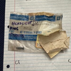 1990-1996 Corvette tail light lens screw set. 7 pcs Part # 12338116 NOS