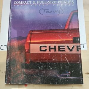 1991 Chevrolet Compact & Full-Size Pickup Truck Deluxe Sales Brochure 91