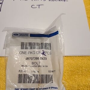 2 Genuine Ford Handle Bolt -W707398-S439