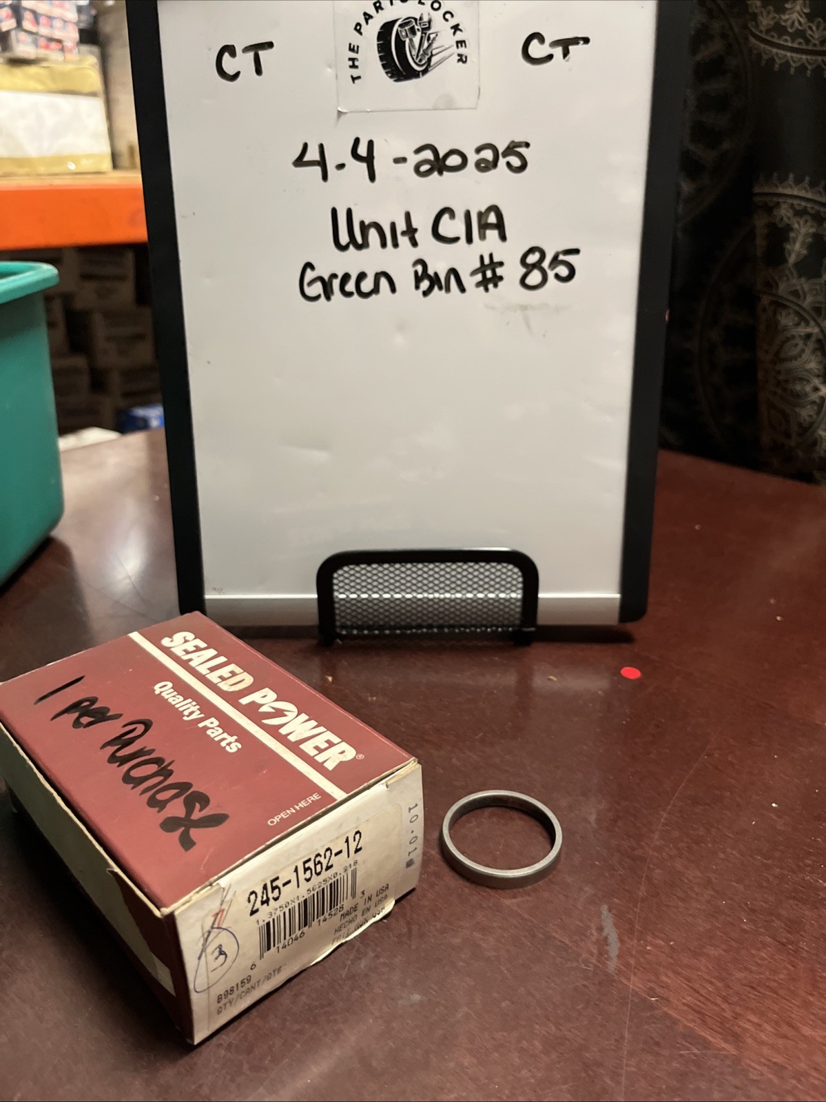 245-1562-12 Sealed Power Valve Seal. 1 Per Purchase