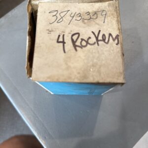 4 GM 3843359 NOS SB Chevy Stamped Steel "O" Rocker Arms, 302 Z-28-350 LT-1,