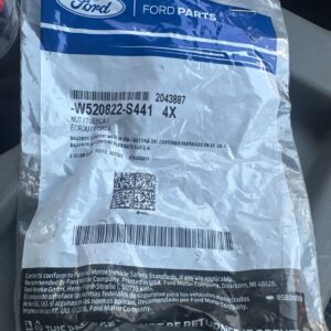 4-pack Ford OEM 2017-2022 Super Duty Radiator Support Deflector Nut W520822-S441