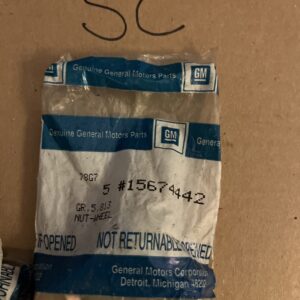 5 - NOS Genuine GM 15674442 Wheel Nut Lug Nuts
