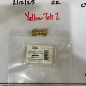 5/16" Steel or Copper Compression Union 2957 FMSI