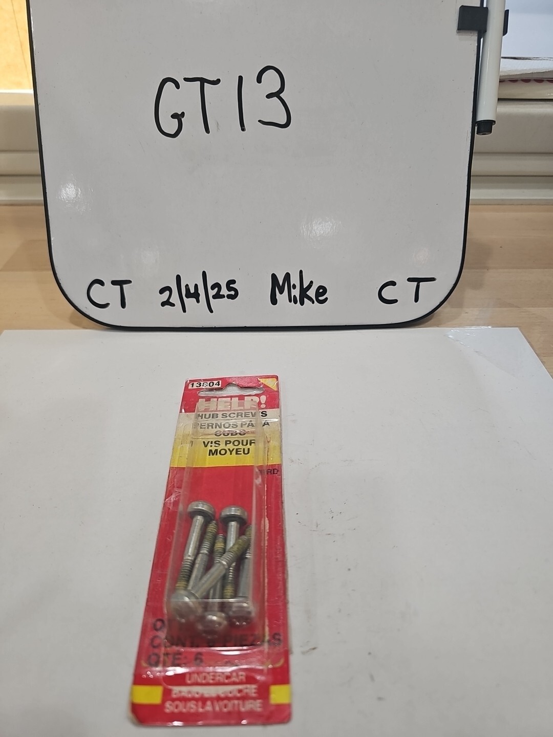 6 Wheel Hub Screw Dorman 13804 FORD 8-32 X 1-1/8"