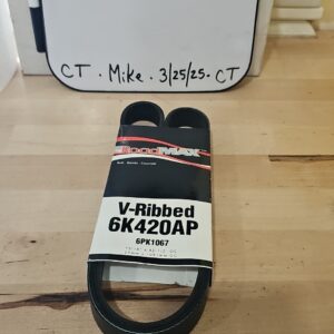 6K420AP Gates RoadMax Drive Belt for VW Golf Jetta Passat Beetle