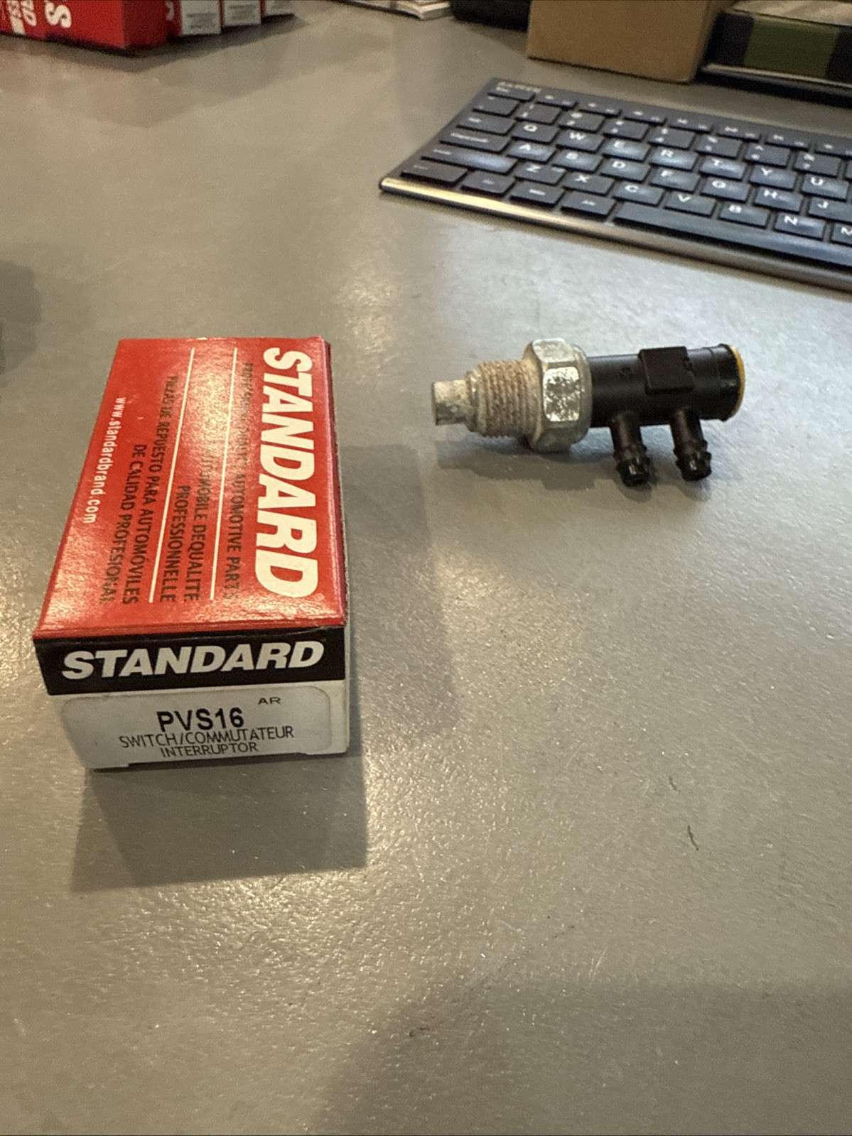 79-81 Firebird Trans Am Intake TVS Ported Vacuum Switch 2-Port 3/8" NPT BLUE