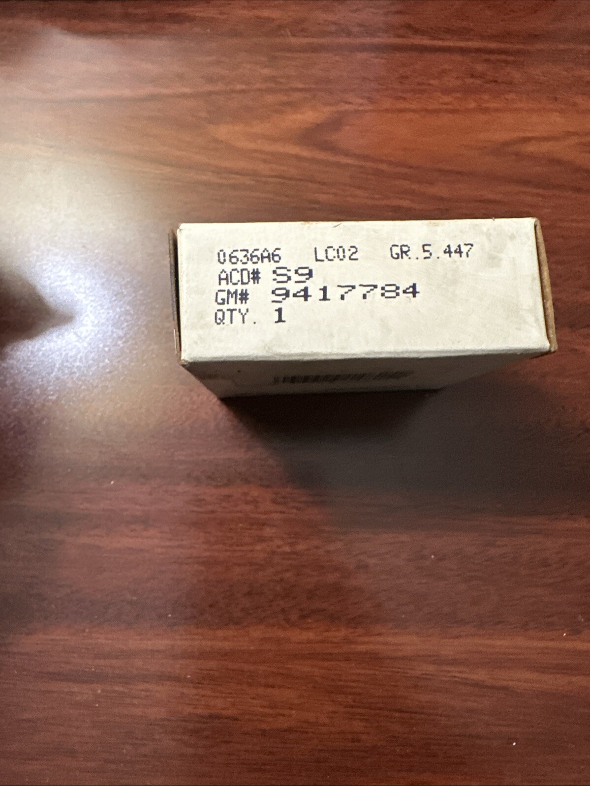 ACDELCO GM Differential Pinion Bearing, GM # 9417784,ACX # S-9, in box OEM part