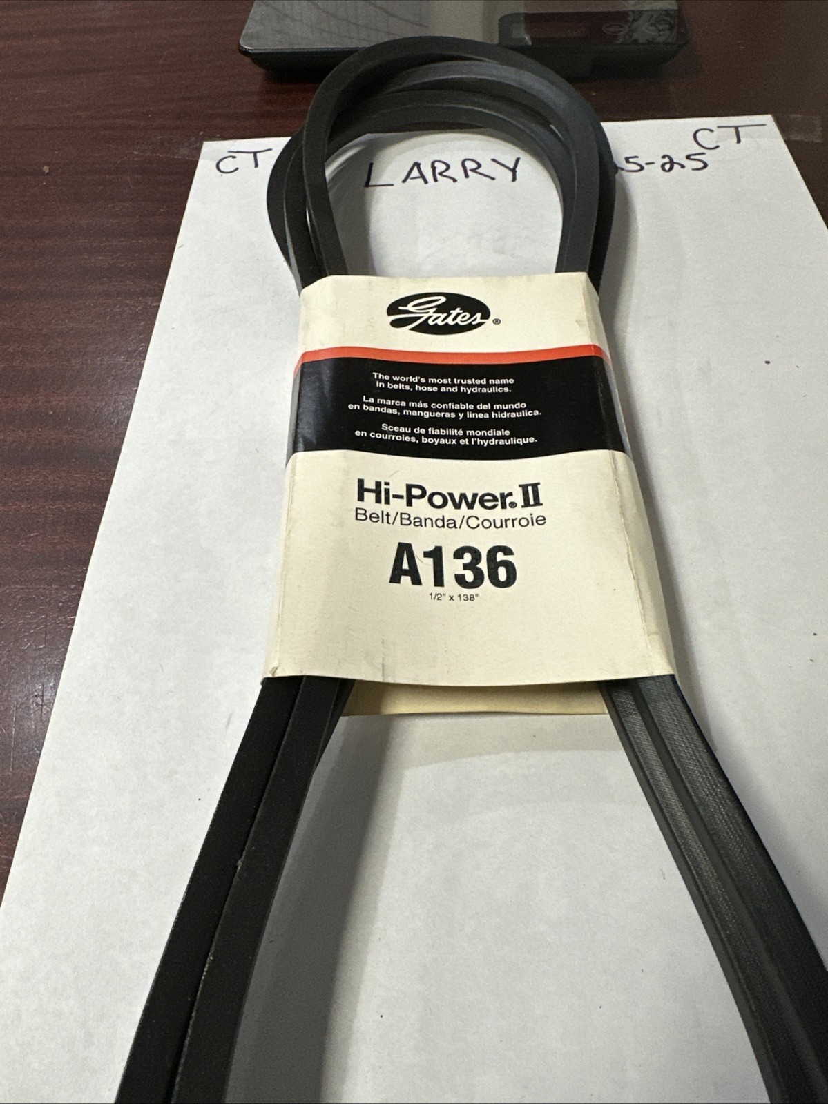 Accessory Drive Belt Gates A136