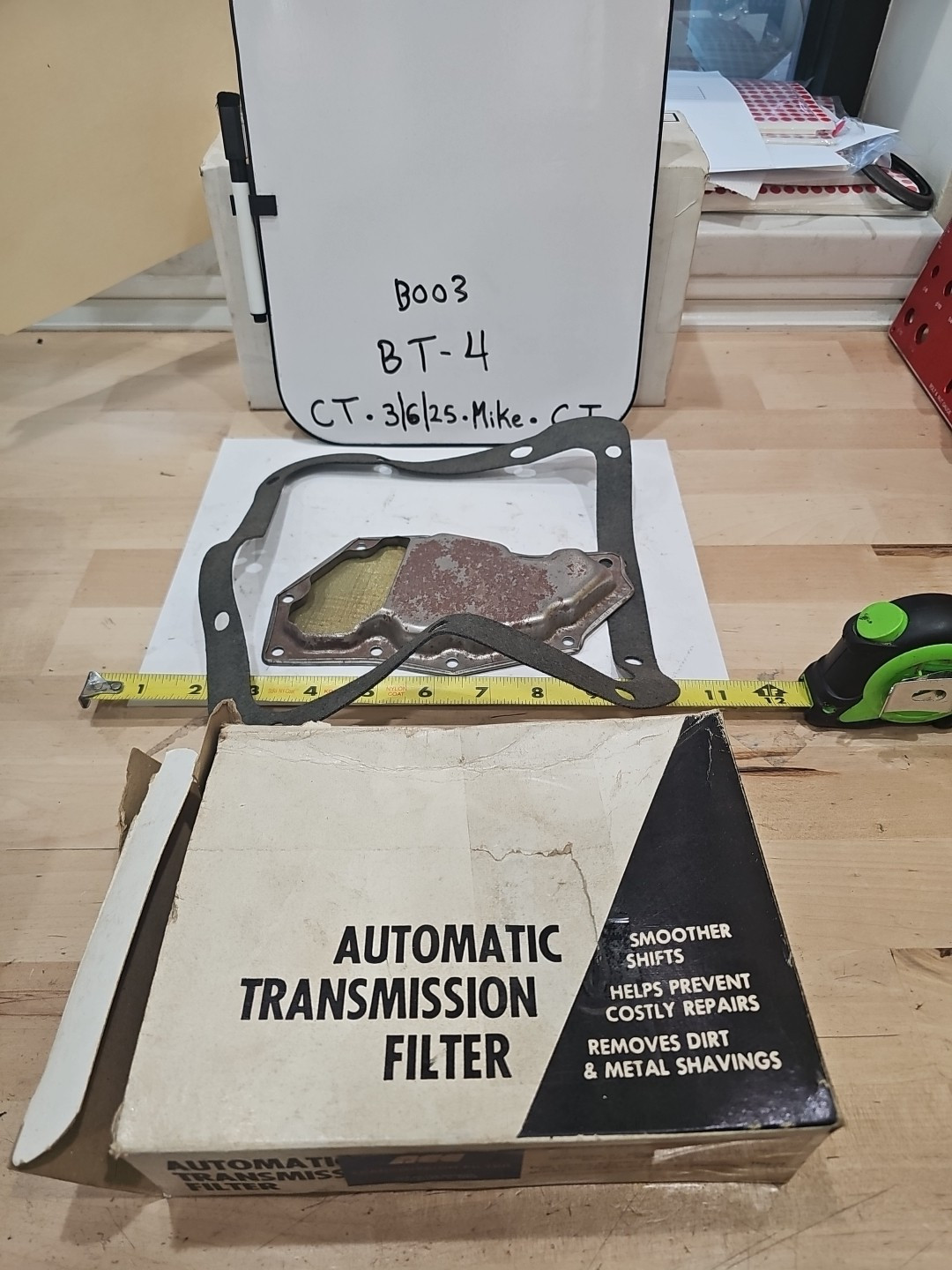 Ace T544 Auto Transmission Filter 51923, P226, C5AZ-7A098C For 65-69 C-4 Trans - Image 3