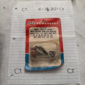 American Parts Poweready 336-62x Single Contact Socket With Ground Wire