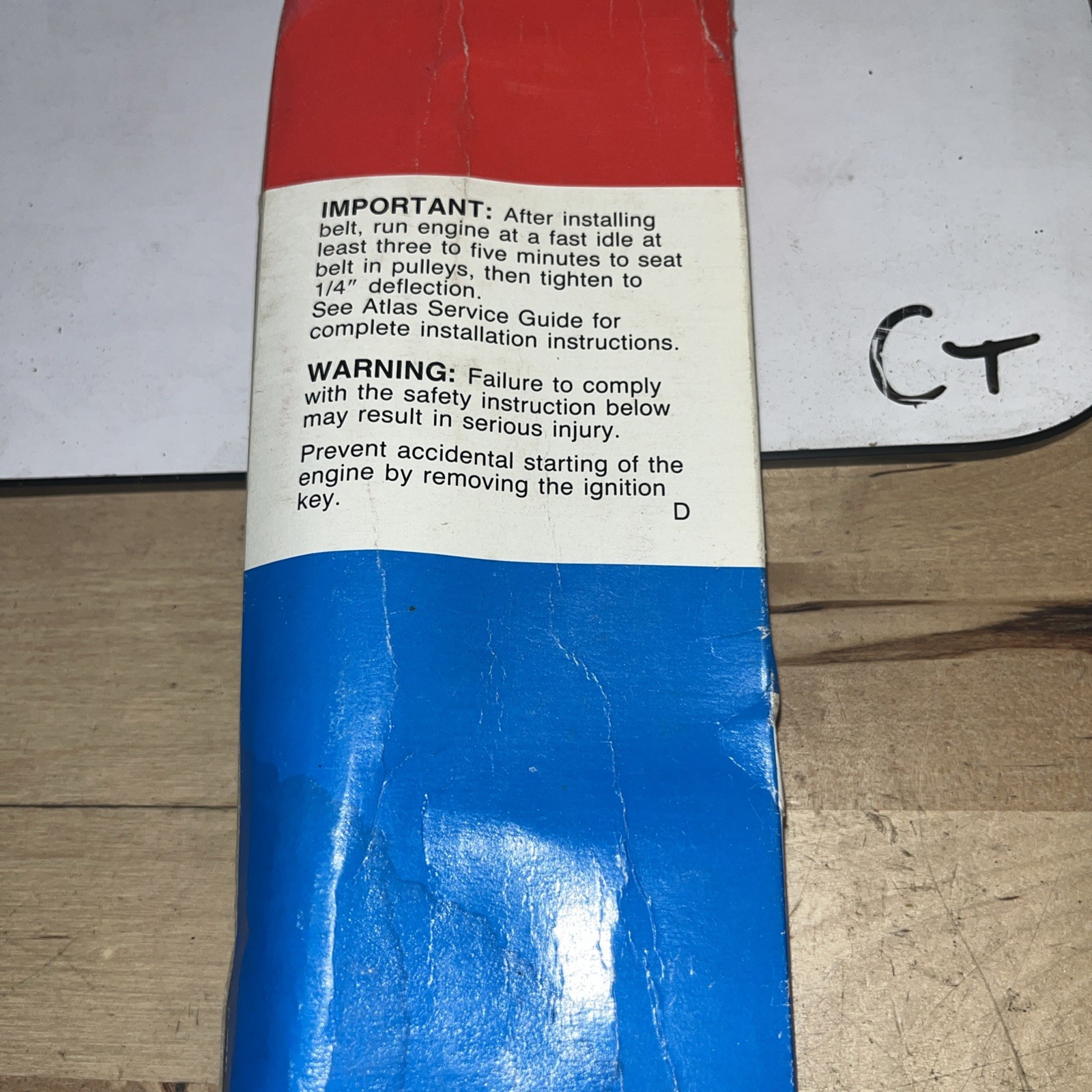 Atlas Power Drive Belt 6K0810 - Image 4