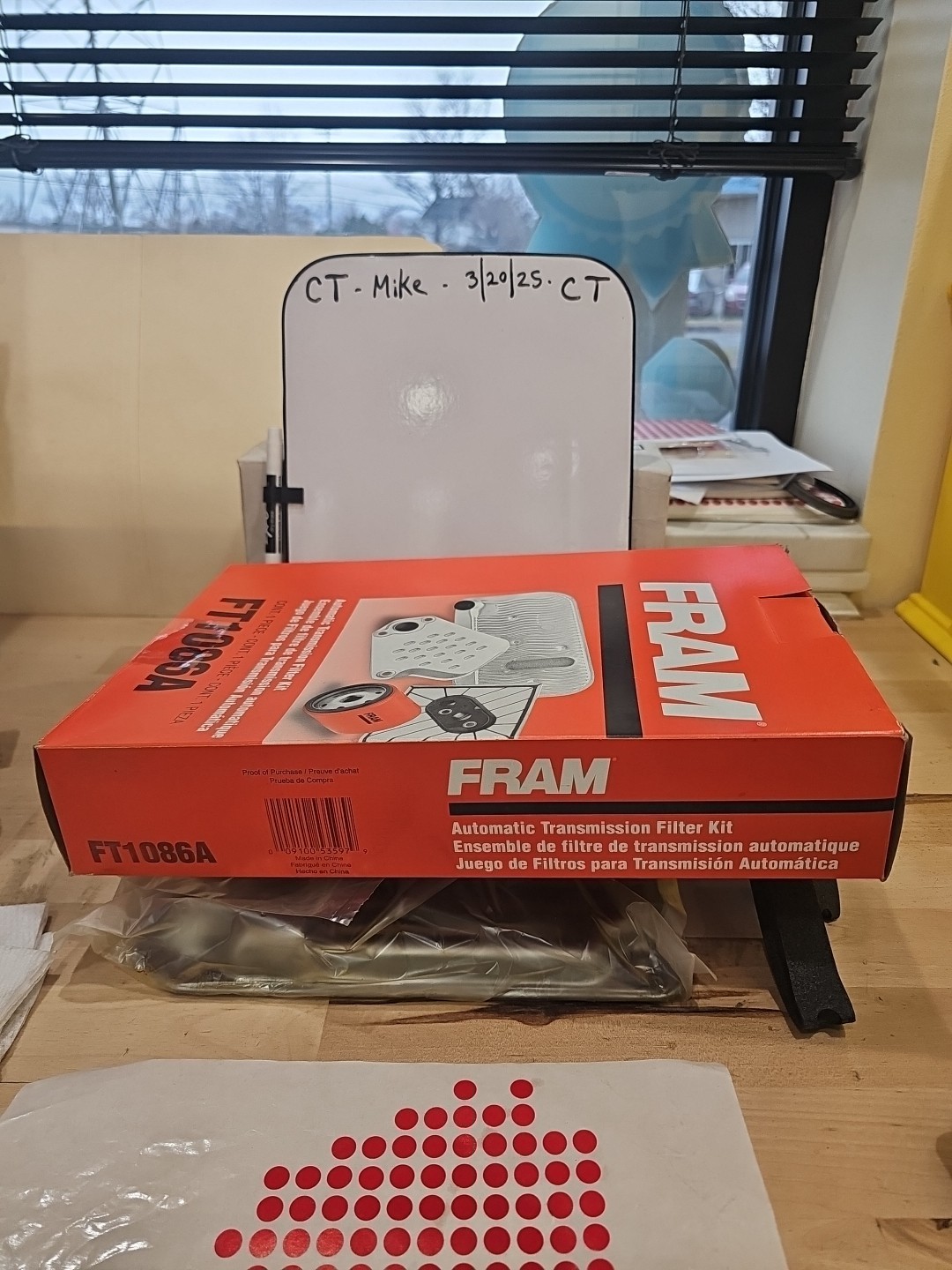 Auto Trans Oil Pan Gasket Fram FT1086A