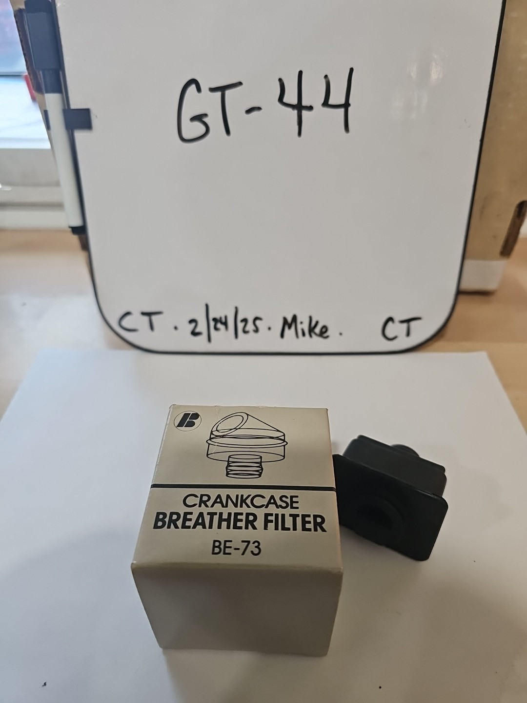 BE73 Crankcase Breather Filter Element 79-87 GM Chev,Pontiac Made In USA