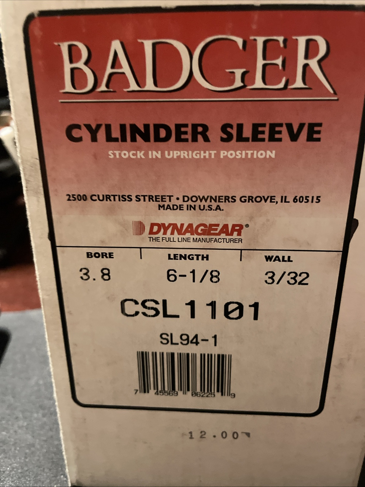 Badger Engine Cylinder Sleeve CSL1101 - Image 4